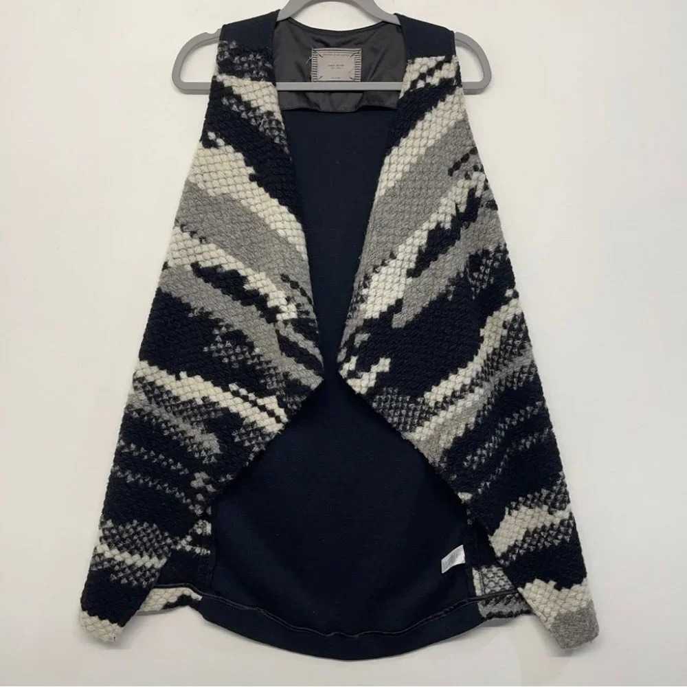 Anthropologie Guest Editor Wool Blend Open Long C… - image 2